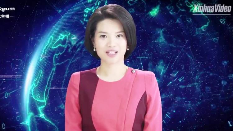 First Female AI News Anchor Goes Live