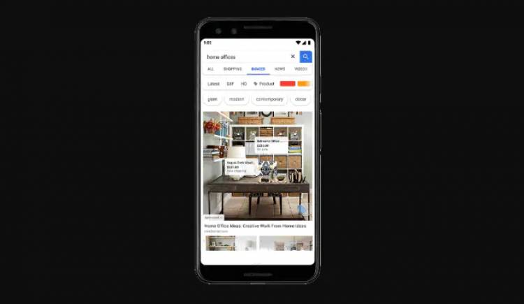 Google is presenting shoppable advertisements in picture seeks