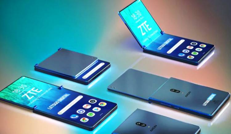 ZTE  Working on a Foldable Smartphone With Clamshell-Style Design