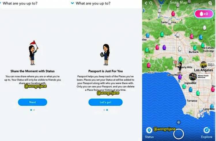 Snapchat Confirms It's Testing New Snap Map UI, just as Status, Passport Features 